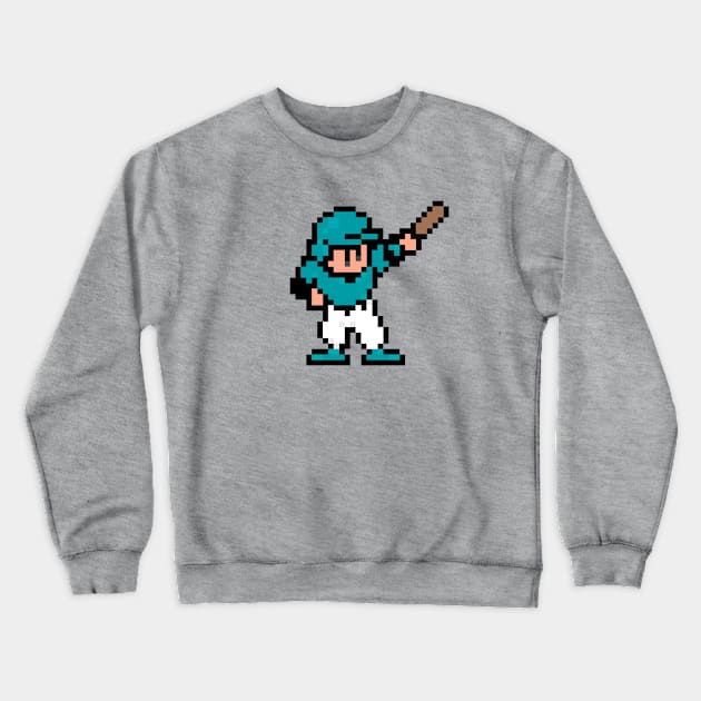 8-Bit Home Run - Florida Crewneck Sweatshirt by The Pixel League
